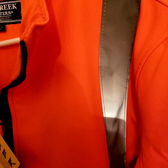 NWT! High Visibility Bass Creek Outfitters Men's Colorblock Soft Shell Jacket - Picture 11 of 12